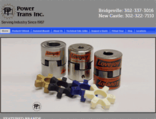 Tablet Screenshot of powertrans.org